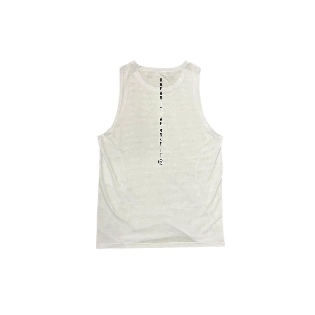 [Balllifehk] White Basketball Tank Top #SlimCut Merge