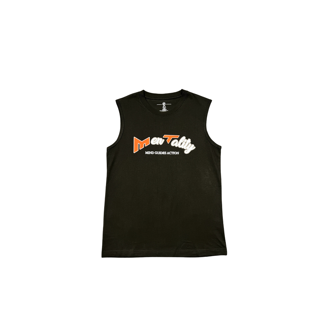 【MT Stay Low Key】MENTALITY design vest top