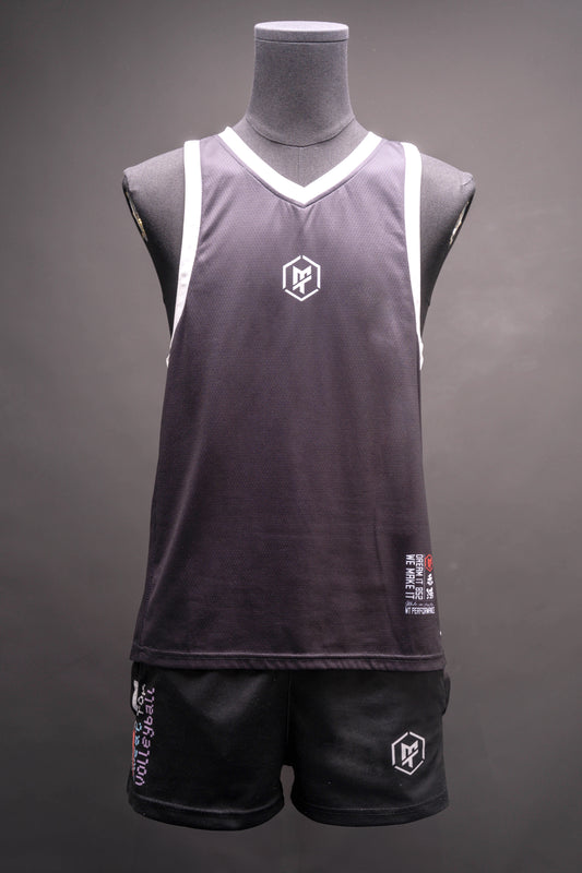 【籃壇】黑色籃球背心 #短版併接】 Balllifehk] Black Basketball Tank Top #SlimCut Merge