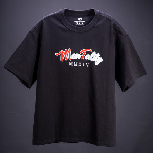 【MT Stay Low Key】MENTALITY design short-sleeved T-shirt